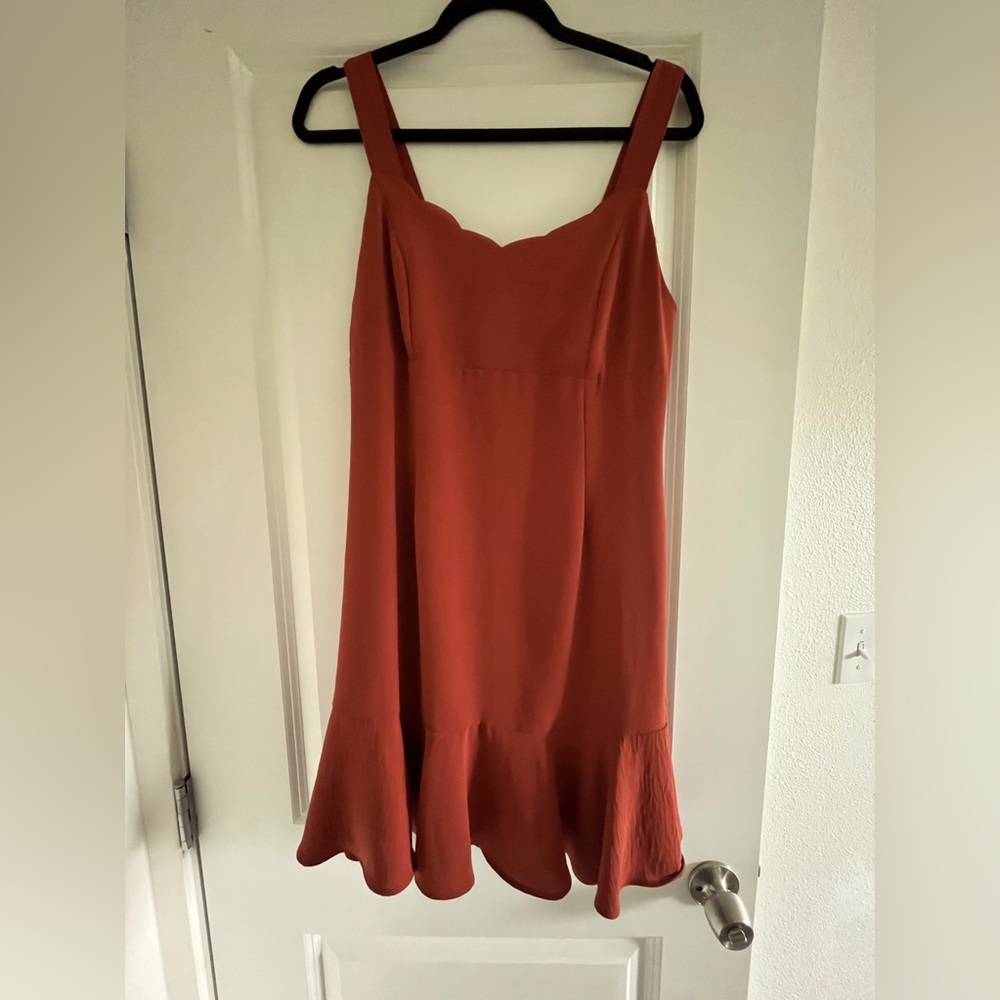 Altar’d State burnt orange dress